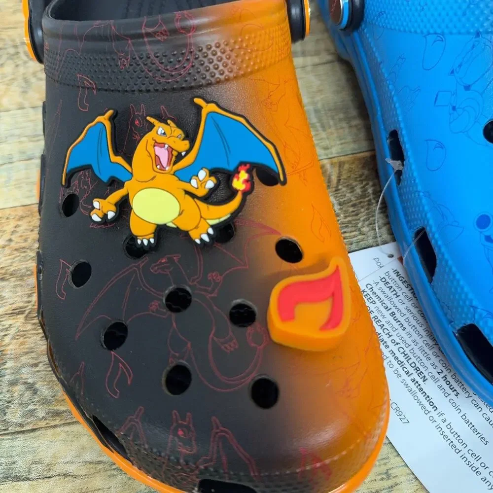 Crocs x Pokemon Classic Clog 'Charizard vs. Blastoise' 211346-90H Mens Size 11